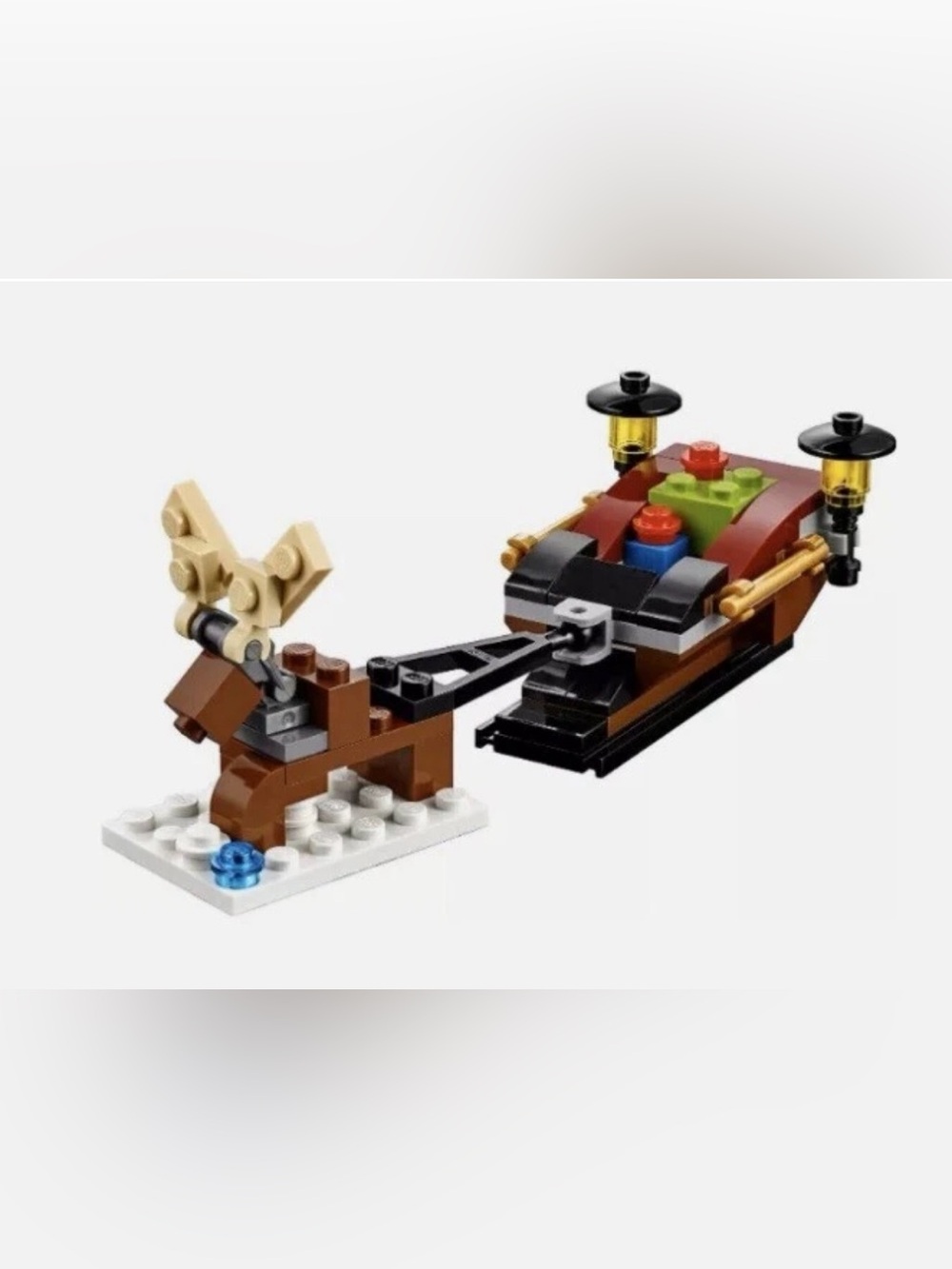 LEGO 40287 Reindeer & Sleigh Legoland Exclusive with Extra Lego Pieces